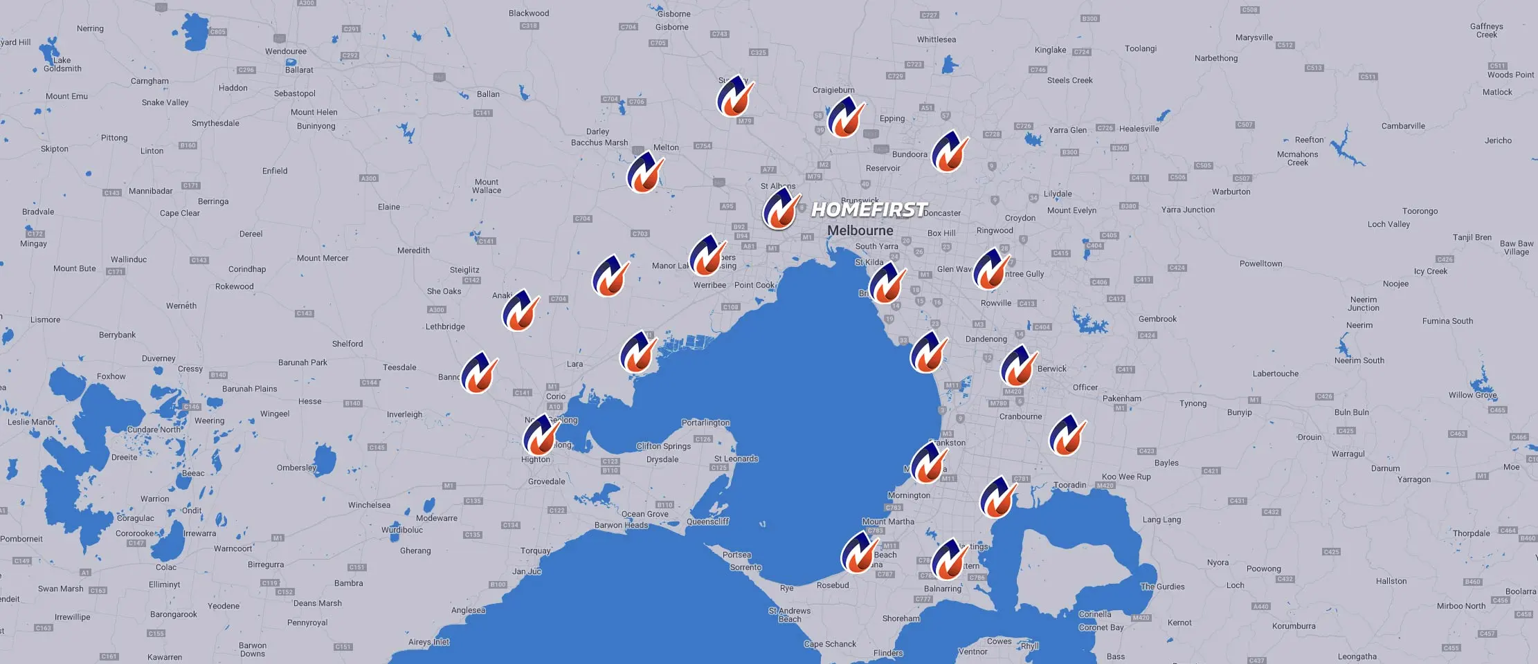 melbourne service area